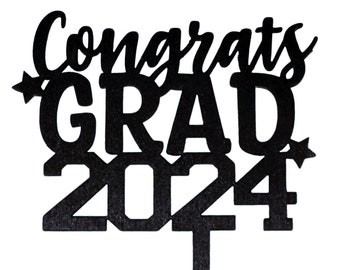 Class of 2024 Graduation Cake Topper - Celebrate Your Milestone in Style