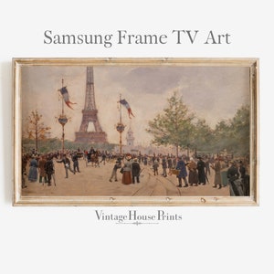 Samsung Frame TV Art / Vintage schilderij / DIGITALE Download / Samsung TV Art / Boerderij