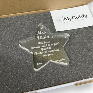 Placa de agradecimento personalizada para professores – Presente de fim de semestre para o melhor professor