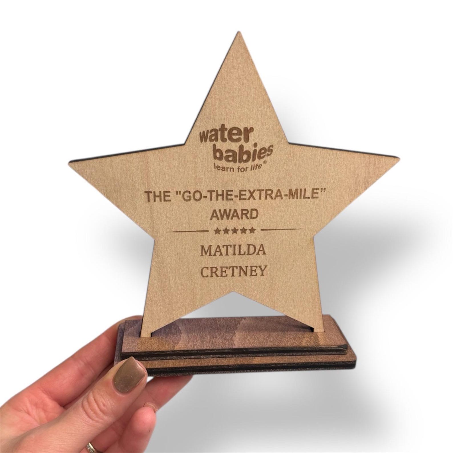 Throphy Type Message In Personalised Engraved Trophy Wood Personalised Award Customised Gift ...