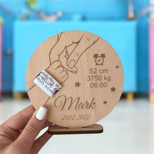 Soporte para pulsera de nacimiento de bebé, etiqueta de hospital personalizada para recién nacidos, recuerdo para niño y niña, regalo para baby shower