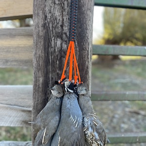 Quail Tote // Paracord Small Game Tote // Paracord Game Carrier // Paracord Tote // Dove Tote // Upland Tote // Small Animal Tote