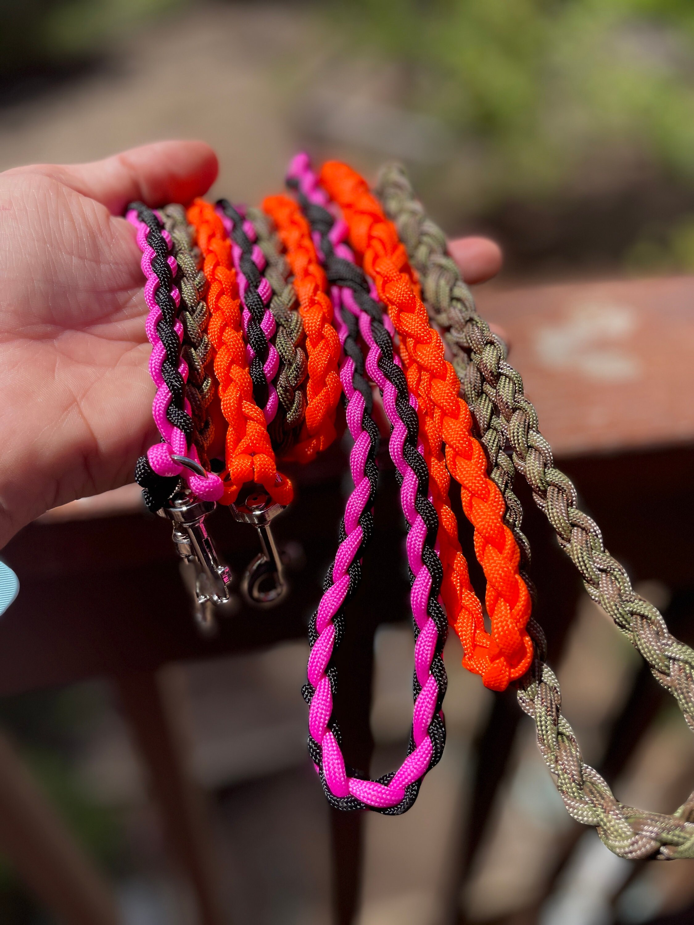 Paracord Dog Leash Sturdy Dog Leash Heavy Duty Dog Leash