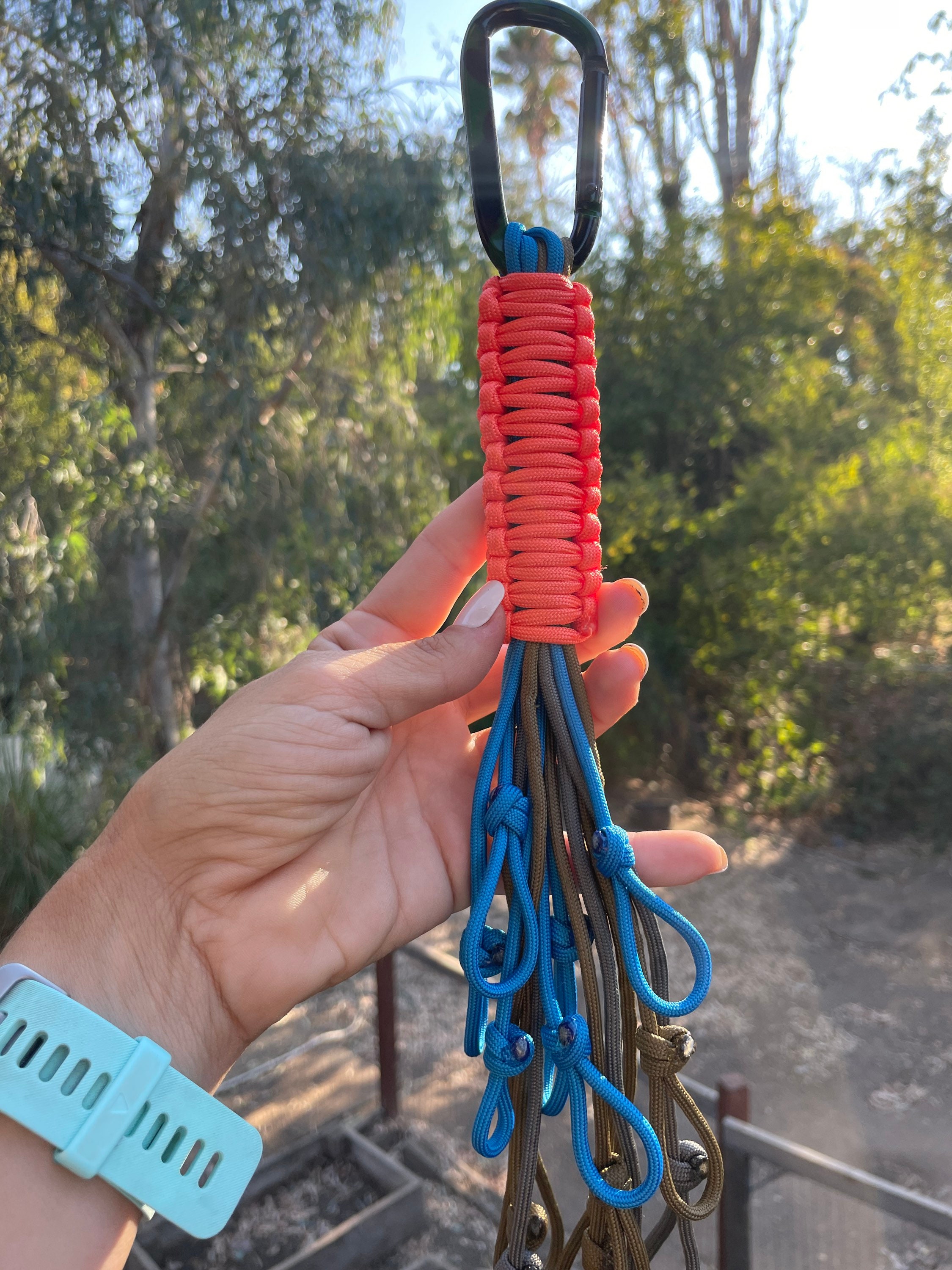 Dove Tote // Paracord Small Game Tote // Paracord Game Carrier // Paracord Tote // Squirrel Tote