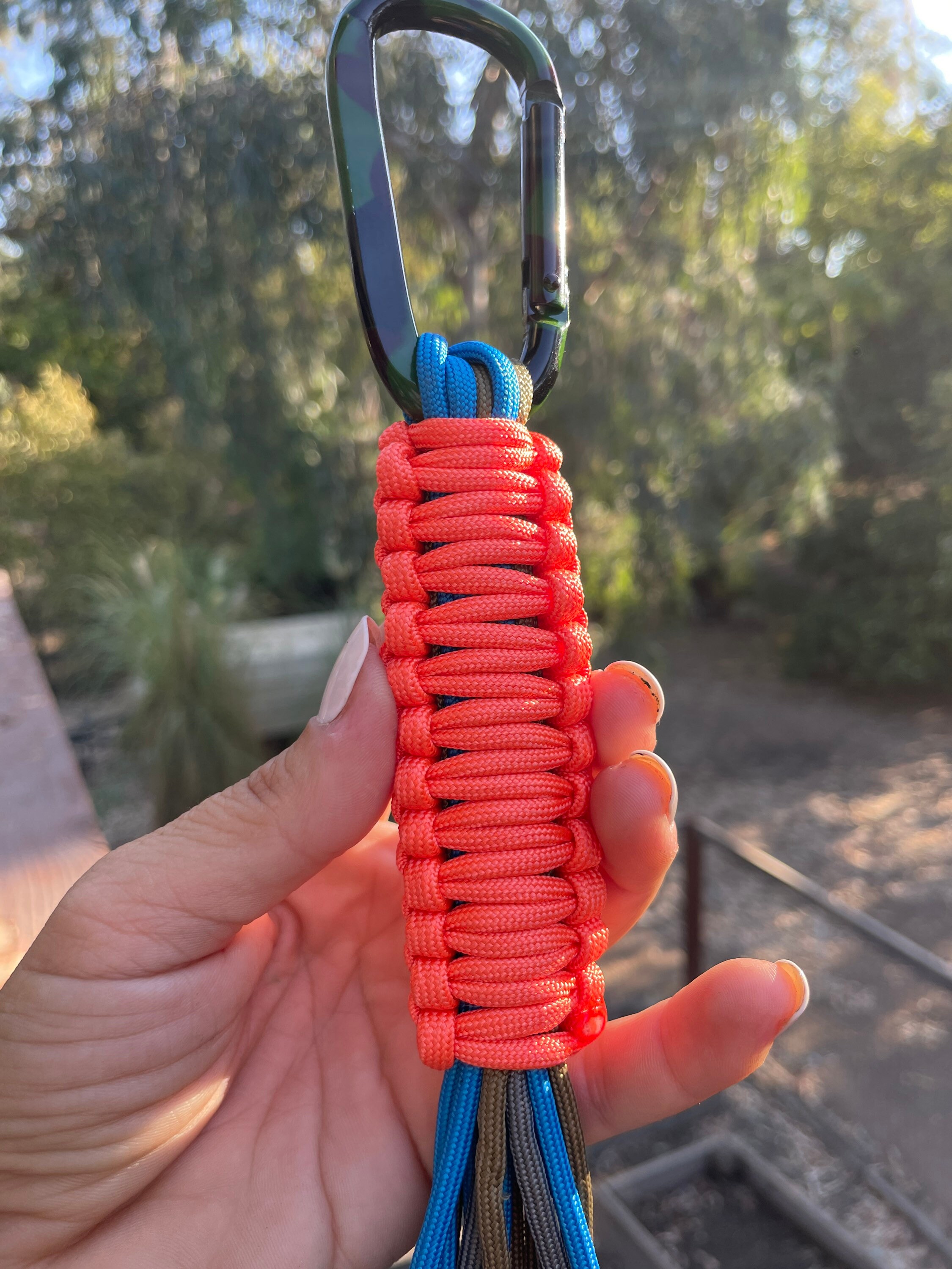 Dove Tote // Paracord Small Game Tote // Paracord Game Carrier // Paracord Tote // Squirrel Tote