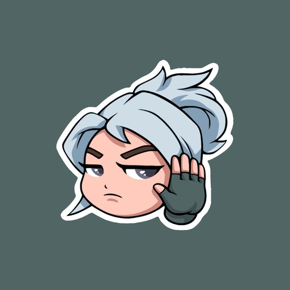 Jett Stop Valorant Spray Waterproof Sticker Etsy Israel