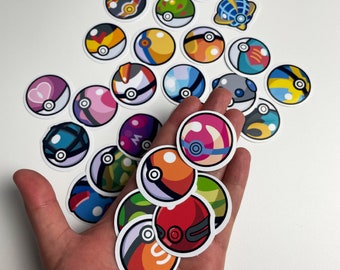 モンスターボール防水ステッカー 27枚セット