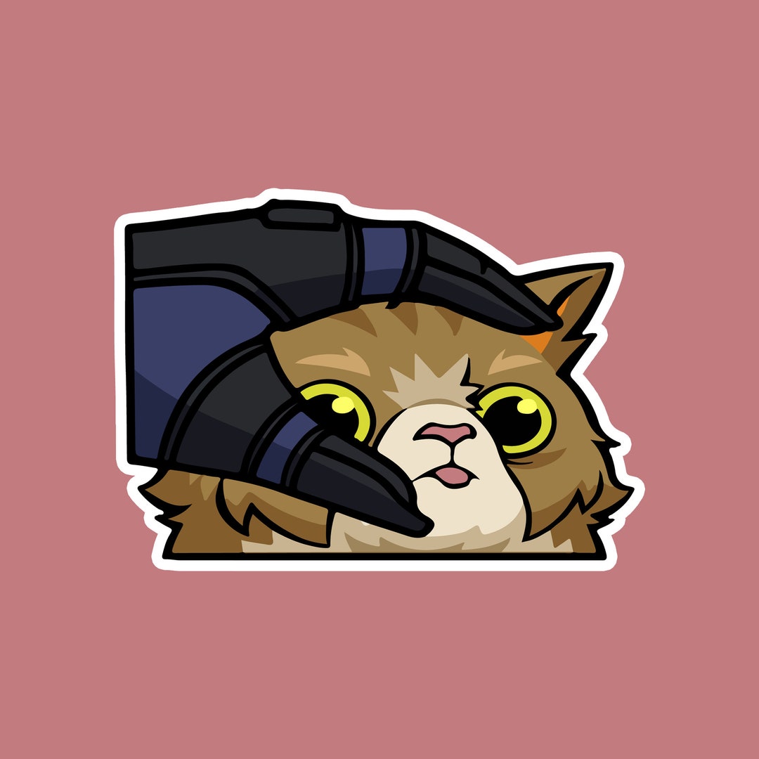 Purrrfect Sticker Purrfect Pat Valorant Spray Waterproof Sticker - Etsy
