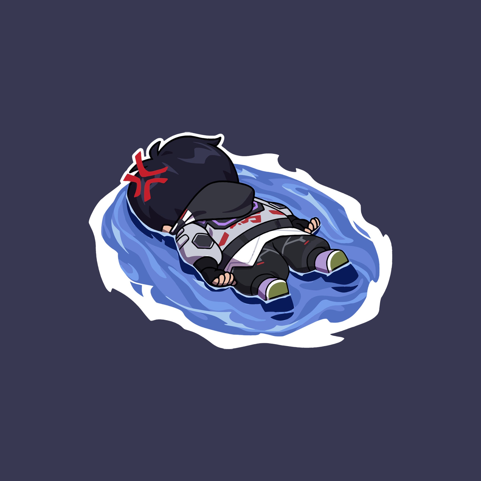 Iso Don't Ask Valorant スプレー防水ステッカー - Etsy 日本