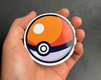 Large Pokeball Waterproof Sticker