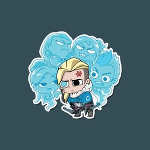 Backseat Gaming Sova Valorant Spray Waterproof Sticker, New ACT 3