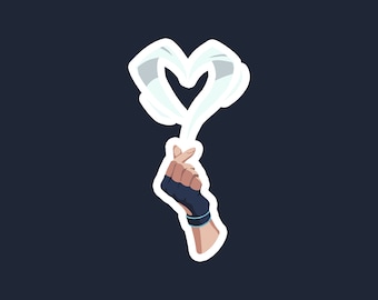 Jett &lt;3 Valorant Spray Waterproof Sticker