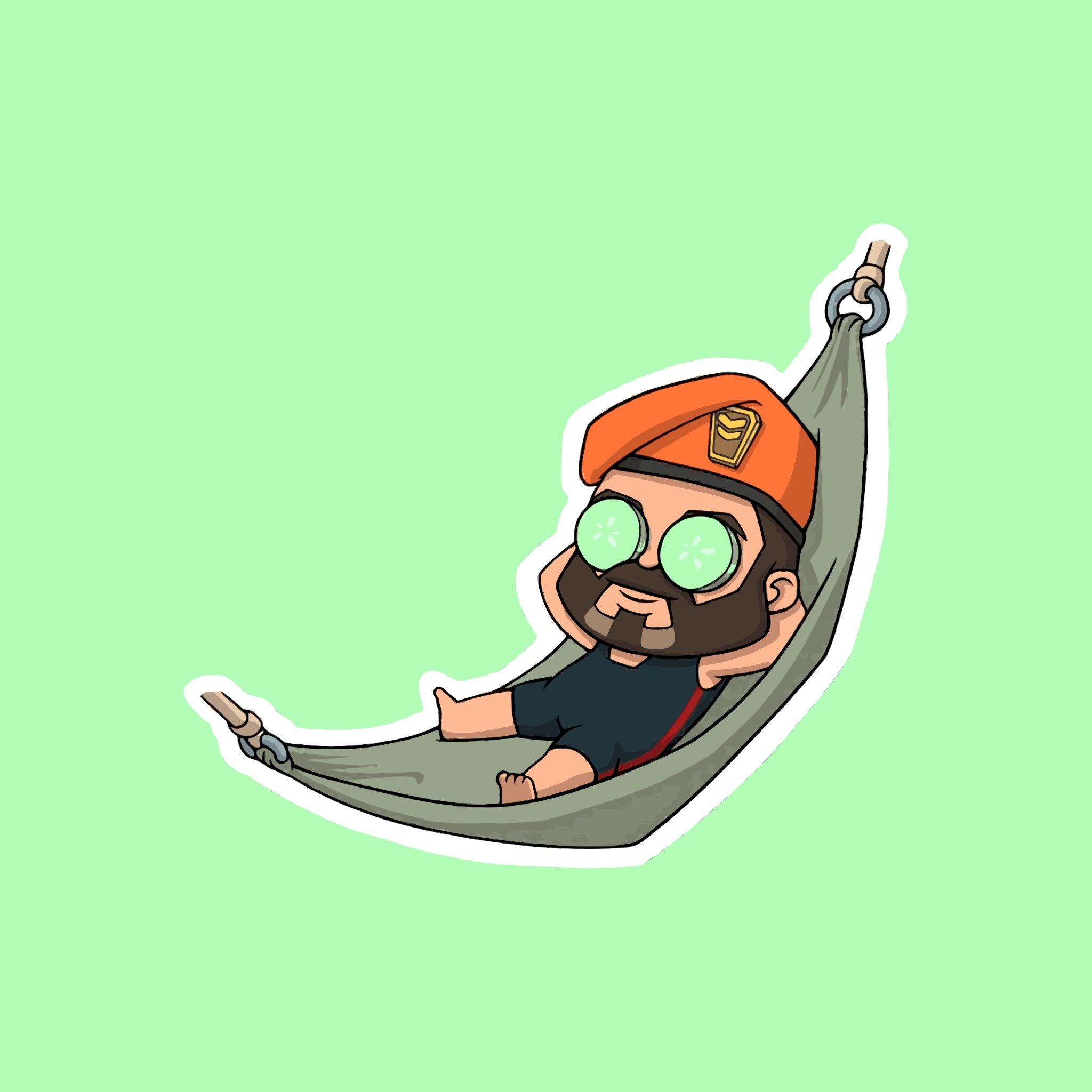 ブリムストーン チルアウト ヴァロラント スプレー 防水ステッカー