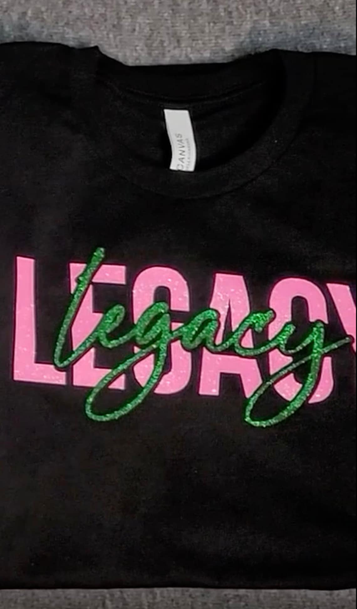 Pink and Green Shortsleeve Shirt Pink and Green Glitter Etsy