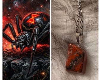 Black Widow Spider Familiar: Spirit Vessel, Spirit Companion, Living Entity