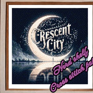 Crescent City cross stitch pattern