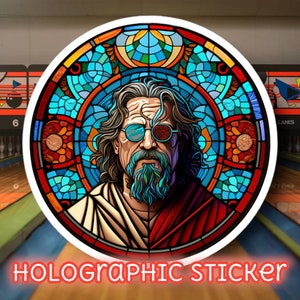 The Dude Holographic sticker