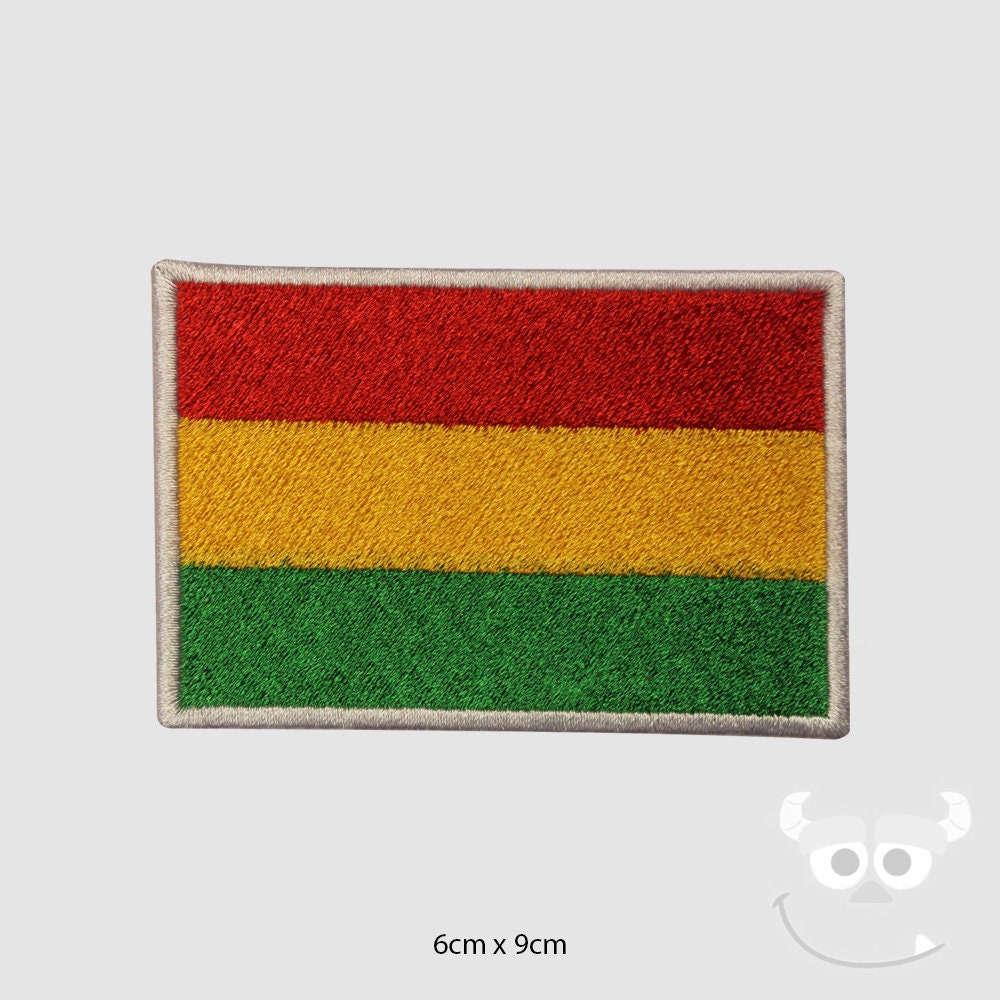 Bolivia Flag Patch Old Embroidered Patch Iron on Patch Sew on - Etsy