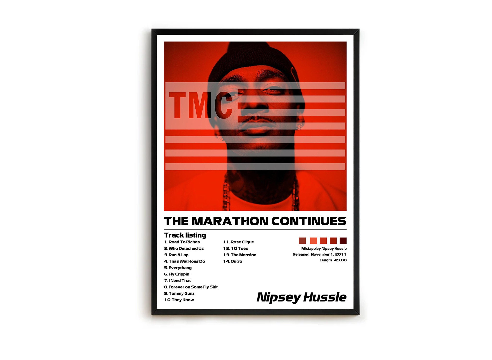 Discover Nipsey Hussle - The Marathon Continues Poster