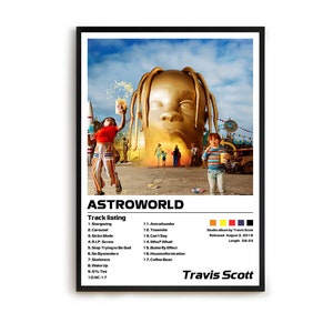 Travis Scott Astroworld Minimalist Album Cover Poster - Etsy Australia
