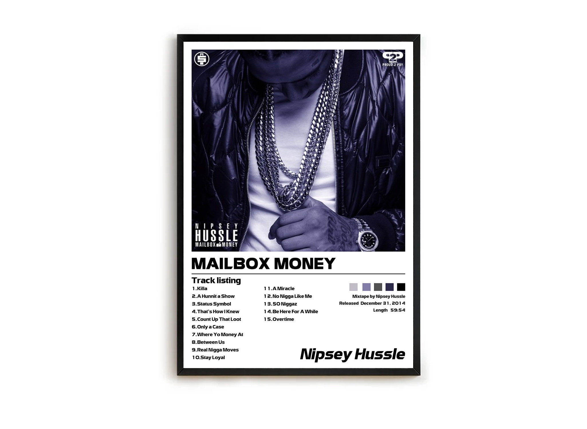Discover Nipsey Hussle - Mailbox Money |  Album Cover Poster