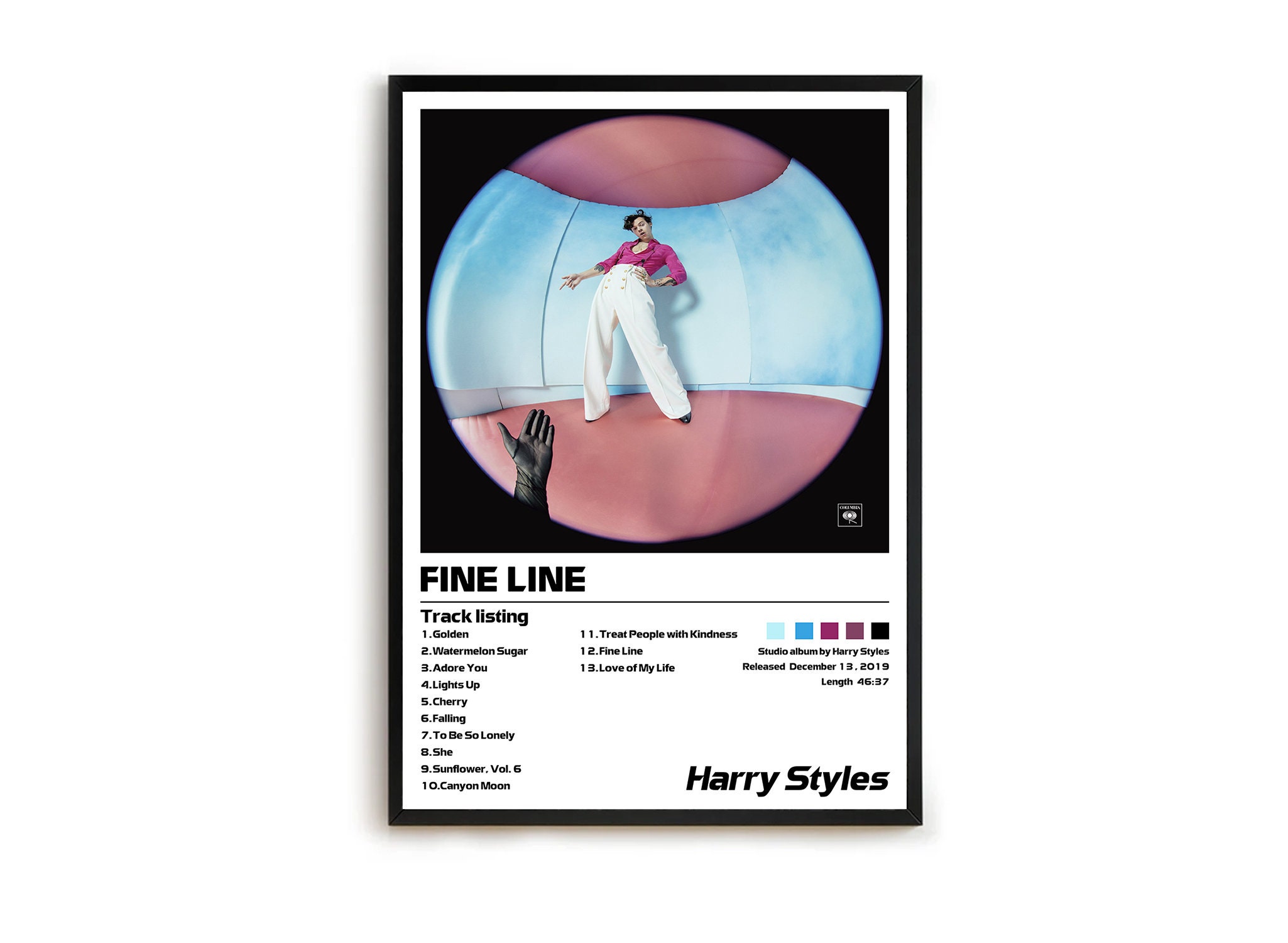 Fine Line Harry Styles Traduction Harry Styles Fine Line Affiche de couverture dalbum - Etsy Canada