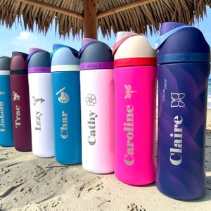 Personalized Owala Water Bottle | Engraved Name Freesip 24oz - Etsy