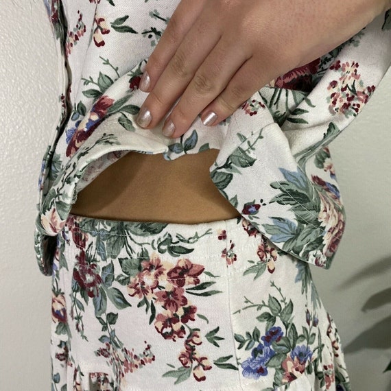 Fritzi Petites Floral Top Skirt Set Womens Size S… - image 6