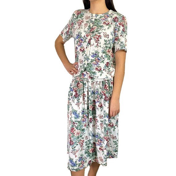 Fritzi Petites Floral Top Skirt Set Womens Size S… - image 1