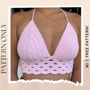 Crochet Top Pattern | Lily Top | PATTERN only | With 1 Free Pattern