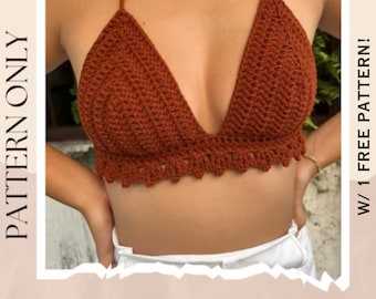 Crochet Top Pattern | Crochet Bikini Top Pattern | Chanel Top | PATTERN only