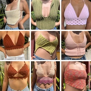28 Crochet Top Patterns: Beginner-Friendly, Made-to-Measure (PDF Download)
