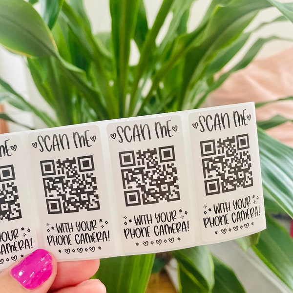Scan Me Stickers Etsy