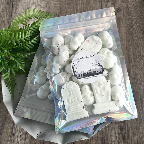 GRAVEYARD SHIFT , wax melts, home fragrance, strong scented wax melts, vanilla musk