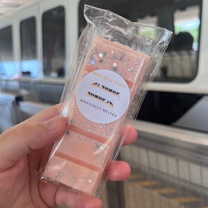 MONORAIL PEACH, Snap bar, Magical wax melt, home fragrance, Theme park scents, peach bellini scent