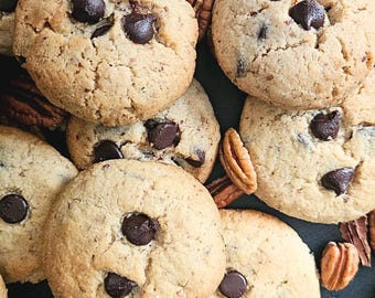 HOMEMADE KETO Cookies - Low-Carb, Sugar-Free & Gluten-Free - Made to Order with Healthy Ingredients - 6 cookies