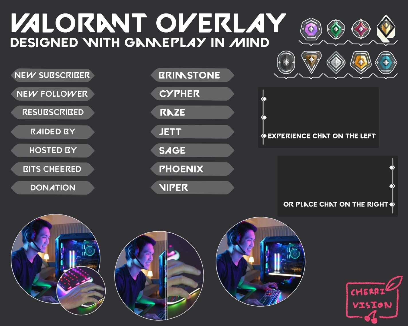 Simple Valorant Integrated Overlay Etsy Australia