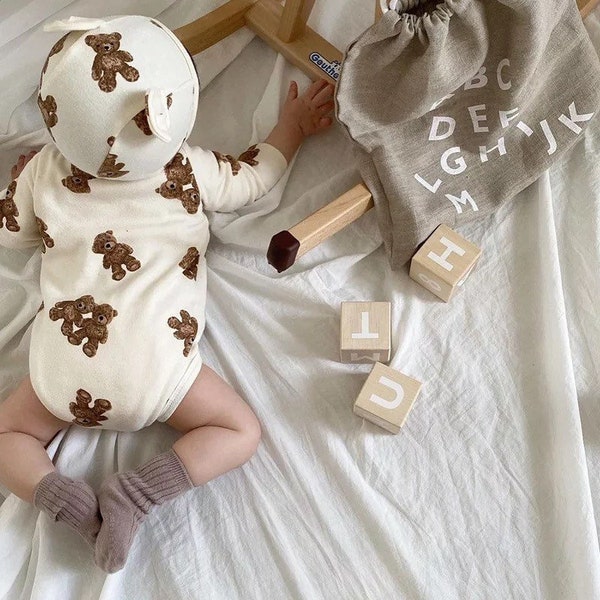 Teddy Bear Baby Clothes - Etsy UK