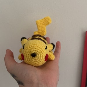 sleepy pikachu crochet pattern