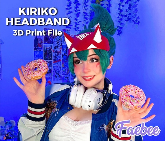 デジタル 3D プリント キリコ オーバーウォッチ 風マスク ヘッドバンド