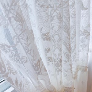 Rideaux en dentelle blanche - voilages romantiques français, décoration de salle de mariage