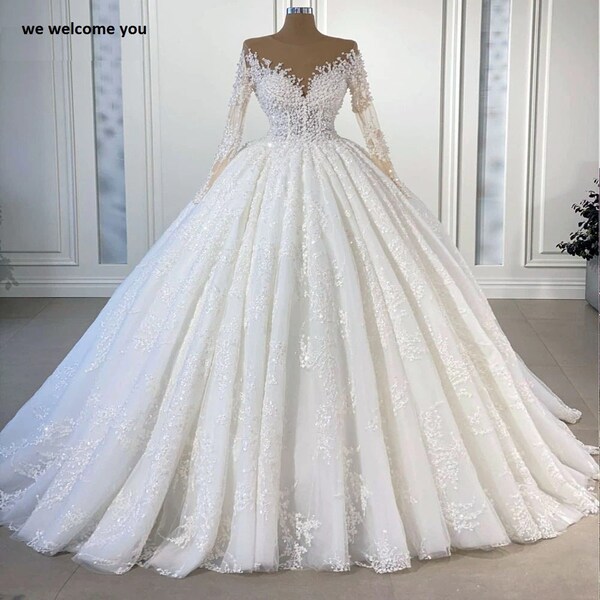 Pearl Wedding Dress Etsy