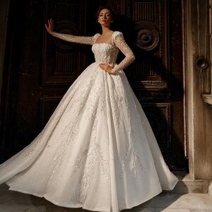 Robe de 2025 mariée baroque chic
