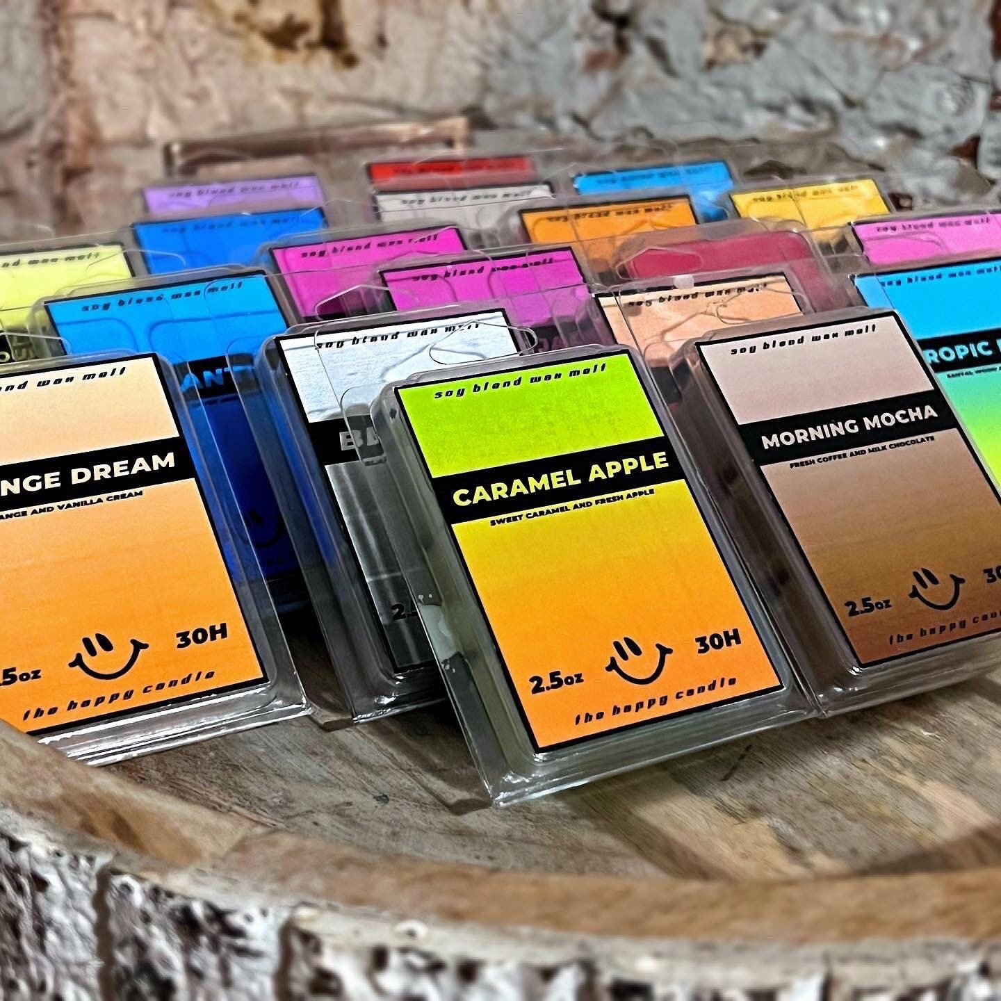 Strong Scented Wax Melts: 100+ Hour Soy Blend Cubes