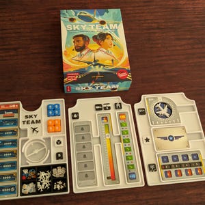 STL files for Sky Team + Turbulence board game insert