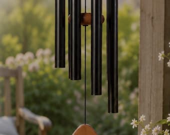 Personalized Memorial Wind Chime | Sympathy Gift | Custom Engraved Wind Chimes | In Loving Memory Gift | Bereavement Gift | Memorial Garden
