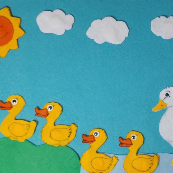 Five Little Ducks Felt/Flannel Board Story Set