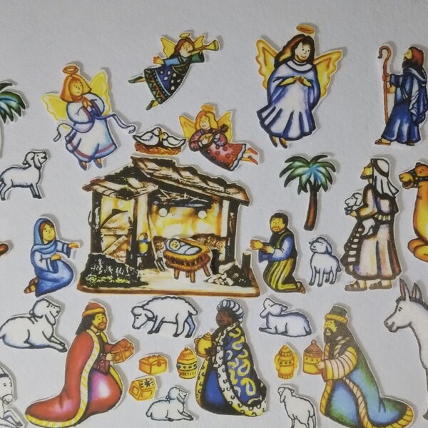 Large Nativity Set Felt Flannel Board Story