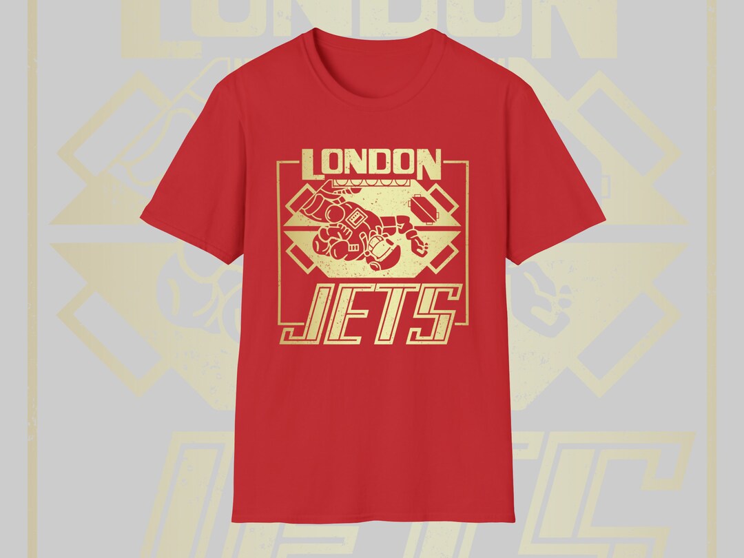 T-shirt Red Dwarf London Jets Homme - Noir, Taille S à 3XL, Neuf Avec étiquettes USA