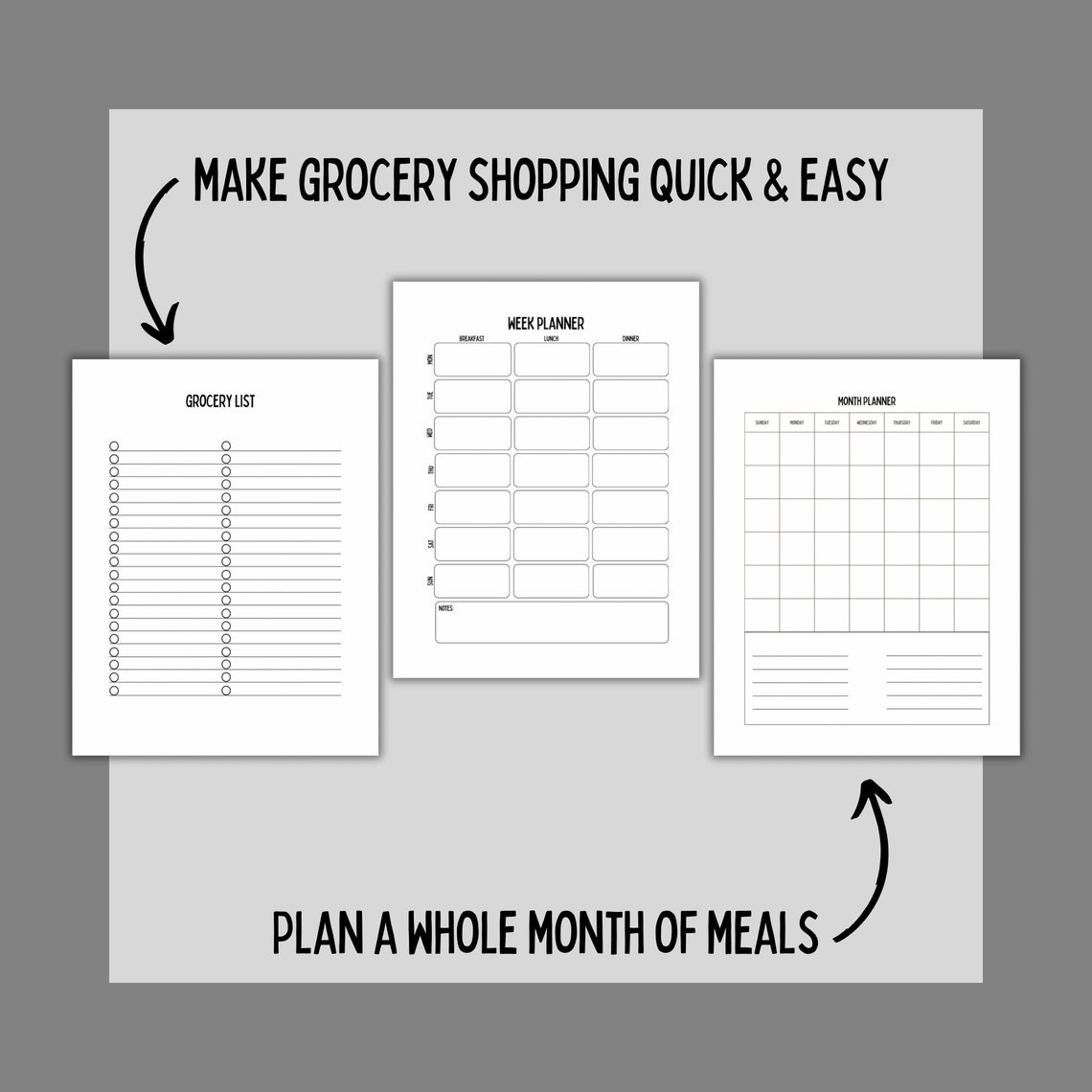 Low Carb 28 Day Planning Guide Printable Low Carb Meal Planner ...